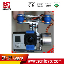 Cardan sem escova da linha central de FPV 2 com o controlador para DJI Phantom GoPro 3